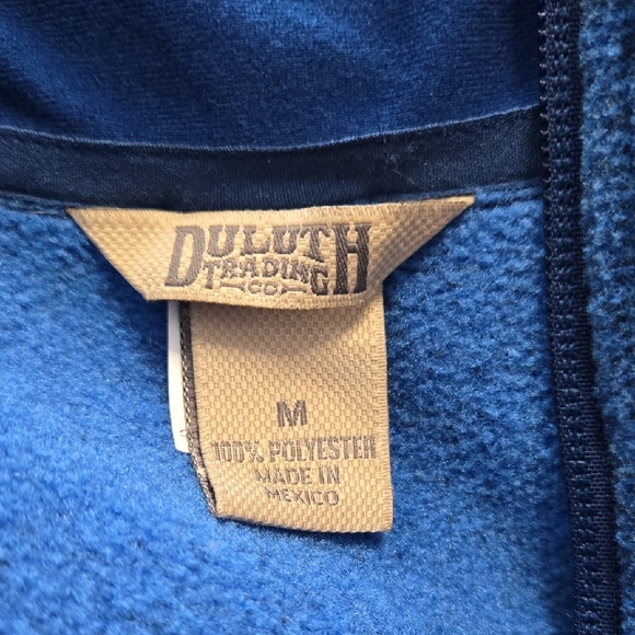 Duluth Trading Co Blue Fleece Jacket - Picture 5 of 6